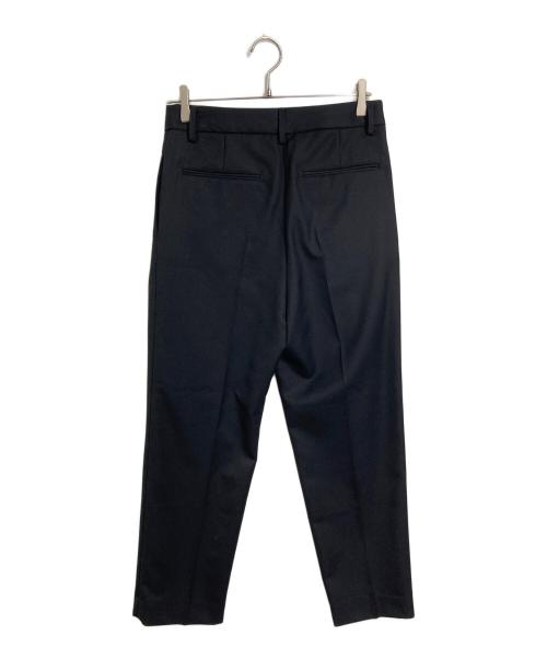 MUSE de Deuxieme Classe（ミューズ ドゥーズィエム クラス）MUSE de Deuxieme Classe (ミューズ ドゥーズィエム クラス) 24SS VICTORIAN SURGE スラックス　セレモニー　オフィスカジュアル　日本製 ブラック サイズ:38の古着・服飾アイテム