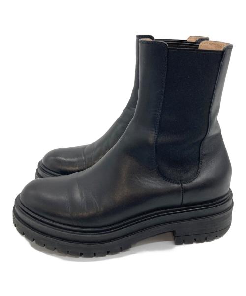 Gianvito Rossi（ジャンヴィト ロッシ）Gianvito Rossi  (ジャンヴィト ロッシ) サイドゴアブーツ　ショートブーツ　イタリア製 ブラック サイズ:35 1/2の古着・服飾アイテム