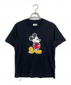 TAKAHIROMIYASHITA TheSoloIst.タカヒロミヤシタ ザソロイスト）の古着「Mickey Mouse crewneck S/S tee 日本製」｜ブラック