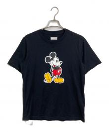 TAKAHIROMIYASHITA TheSoloIst.（タカヒロミヤシタ ザソロイスト）の古着「Mickey Mouse crewneck S/S tee 日本製」｜ブラック