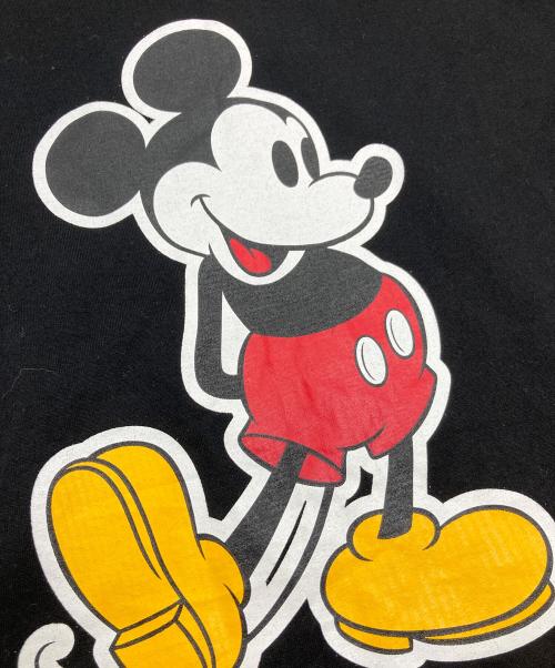 TAKAHIROMIYASHITA TheSoloIst.（タカヒロミヤシタ ザソロイスト）TAKAHIROMIYASHITA TheSoloIst. (タカヒロミヤシタ ザソロイスト) Mickey Mouse crewneck S/S tee 日本製 ブラック サイズ:48の古着・服飾アイテム