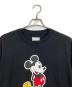 TAKAHIROMIYASHITA TheSoloIst. (タカヒロミヤシタ ザソロイスト) Mickey Mouse crewneck S/S tee 日本製 ブラック サイズ:48：7000円