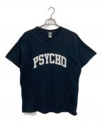 UNDERCOVERアンダーカバー）の古着「PSYCHO Tee 半青カットソー　Tシャツ」｜ブラック