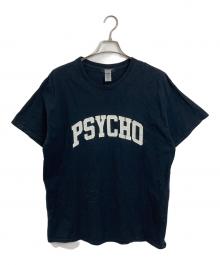 UNDERCOVER（アンダーカバー）の古着「PSYCHO Tee 半青カットソー　Tシャツ」｜ブラック
