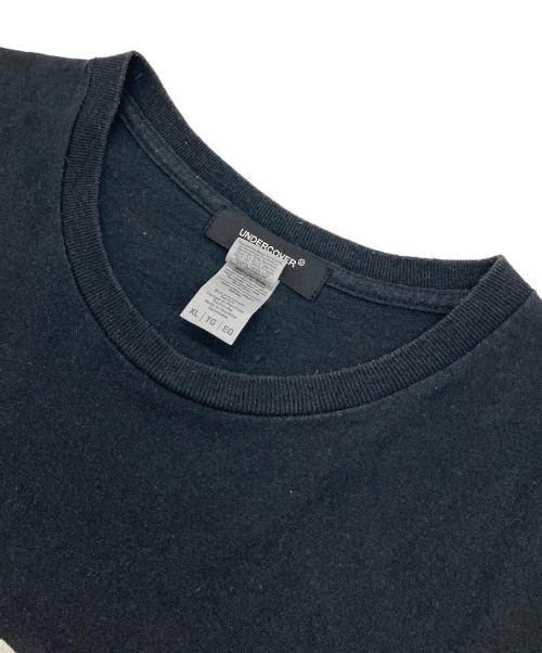 UNDERCOVER（アンダーカバー）UNDERCOVER (アンダーカバー) PSYCHO Tee 半青カットソー　Tシャツ ブラック サイズ:XLの古着・服飾アイテム