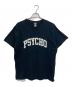 UNDERCOVER（アンダーカバー）の古着「PSYCHO Tee 半青カットソー　Tシャツ」｜ブラック