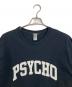 UNDERCOVER (アンダーカバー) PSYCHO Tee 半青カットソー　Tシャツ ブラック サイズ:XL：7000円