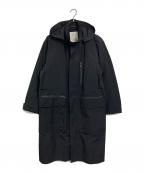 ZARA×STUDIO NICHOLSONザラ×スタジオ ニコルソン）の古着「コラボフーデッドコート」｜ブラック