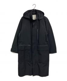 ZARA×STUDIO NICHOLSON（ザラ×スタジオ ニコルソン）の古着「コラボフーデッドコート」｜ブラック