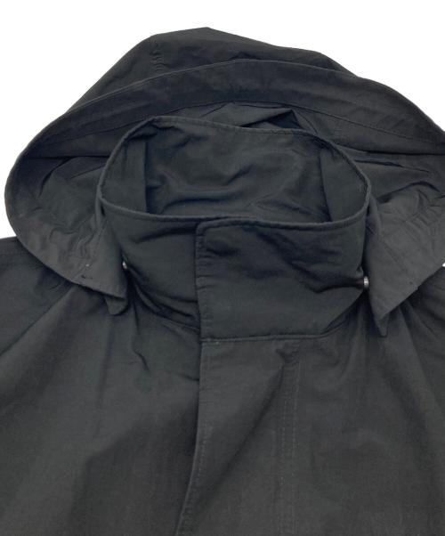 ZARA（ザラ）ZARA (ザラ) STUDIO NICHOLSON (スタジオ ニコルソン) コラボフーデッドコート ブラック サイズ:Sの古着・服飾アイテム
