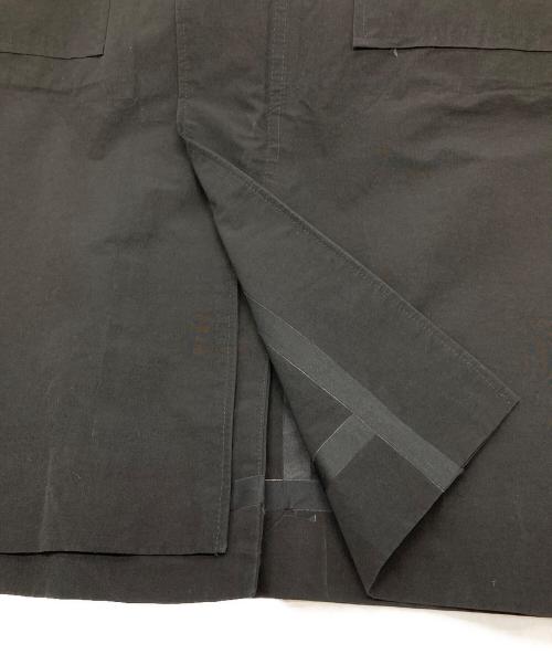 ZARA（ザラ）ZARA (ザラ) STUDIO NICHOLSON (スタジオ ニコルソン) コラボフーデッドコート ブラック サイズ:Sの古着・服飾アイテム