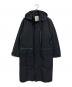 ZARA（ザラ）の古着「コラボフーデッドコート」｜ブラック