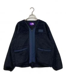 THE NORTH FACE（ザ ノース フェイス）の古着「Wool Fleece Field Cardigan フリースジャケット」｜ブラック