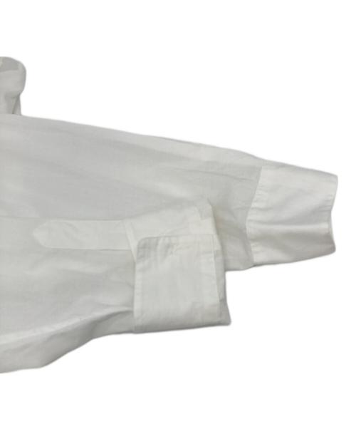 MARGARET HOWELL（マーガレットハウエル）MARGARET HOWELL (マーガレットハウエル) WASHED COTTON ボウタイ ブラウス　日本製 ホワイト サイズ:1の古着・服飾アイテム