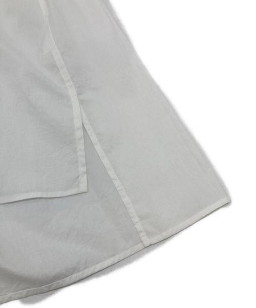 MARGARET HOWELL（マーガレットハウエル）MARGARET HOWELL (マーガレットハウエル) WASHED COTTON ボウタイ ブラウス　日本製 ホワイト サイズ:1の古着・服飾アイテム