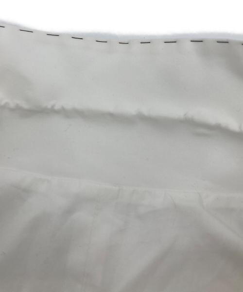 DOLCE & GABBANA（ドルチェ＆ガッバーナ）DOLCE & GABBANA (ドルチェ＆ガッバーナ) チュールドッキング半袖ブラウス  イタリア製 ホワイト サイズ:36の古着・服飾アイテム