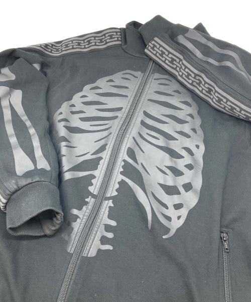 genzai（ゲンザイ）genzai (ゲンザイ) Hideyoshi (ヒデヨシ) Bone Track Jacket トラックジャケット　 ブラック サイズ:Mの古着・服飾アイテム
