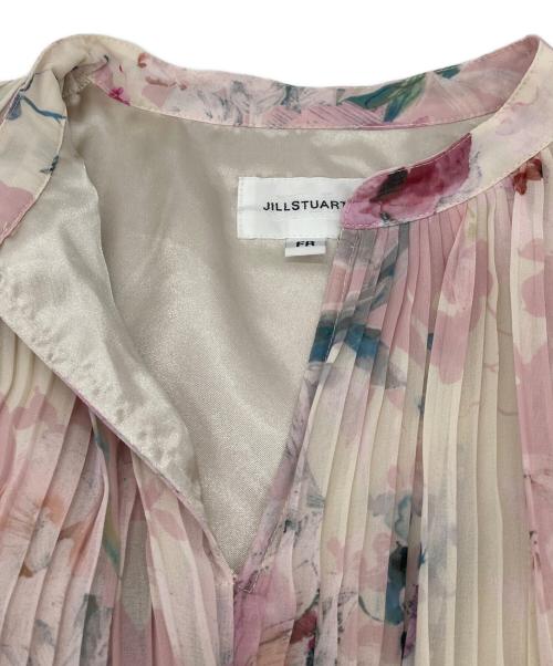 JILL BY JILLSTUART（ジル バイ ジルスチュアート）JILL BY JILLSTUART (ジル バイ ジルスチュアート) ビッグシアーフラワープリントワンピース ピンク サイズ:FREEの古着・服飾アイテム