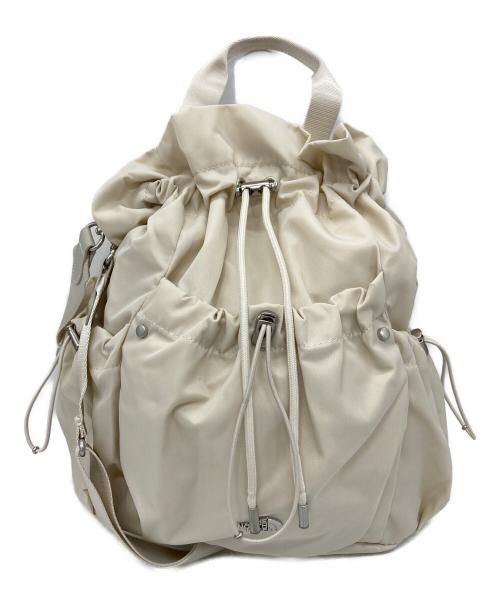THE NORTH FACE（ザ ノース フェイス）THE NORTH FACE (ザ ノース フェイス) BONNEY PACK ボニーパック　リュック　ショルダーバッグ　通勤 通学 トラベル タウンユース アイボリー サイズ:実寸参照の古着・服飾アイテム