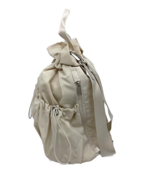 THE NORTH FACE（ザ ノース フェイス）THE NORTH FACE (ザ ノース フェイス) BONNEY PACK ボニーパック　リュック　ショルダーバッグ　通勤 通学 トラベル タウンユース アイボリー サイズ:実寸参照の古着・服飾アイテム