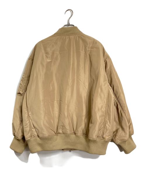 SLOBE IENA（スローブ イエナ）SLOBE IENA (スローブ イエナ) 中綿MA-1 26SS ベージュ サイズ:実寸参照の古着・服飾アイテム