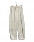 Adam et Ropeアダム エ ロペ）の古着「カーブスウェットパンツ　コットンパンツ」｜グレー