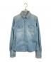 sacai luck（サカイラック）の古着「バックフレアウエスタンデニムシャツ　コットンシャツ　日本製」｜インディゴ