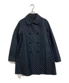 MACKINTOSH（マッキントッシュ）の古着「ゴム引きドットコート　水玉　シルク混」｜グレー