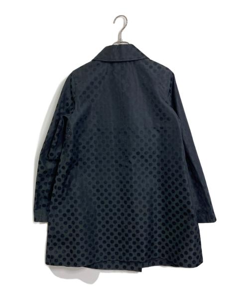 MACKINTOSH（マッキントッシュ）MACKINTOSH (マッキントッシュ) ゴム引きドットコート　水玉　シルク混 グレー サイズ:34の古着・服飾アイテム