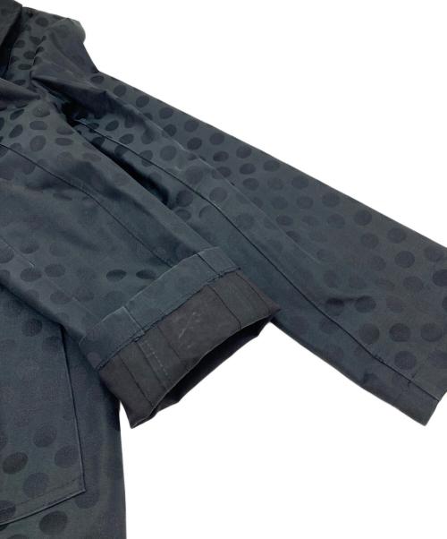 MACKINTOSH（マッキントッシュ）MACKINTOSH (マッキントッシュ) ゴム引きドットコート　水玉　シルク混 グレー サイズ:34の古着・服飾アイテム