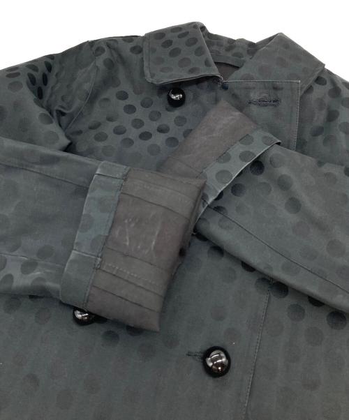 MACKINTOSH（マッキントッシュ）MACKINTOSH (マッキントッシュ) ゴム引きドットコート　水玉　シルク混 グレー サイズ:34の古着・服飾アイテム