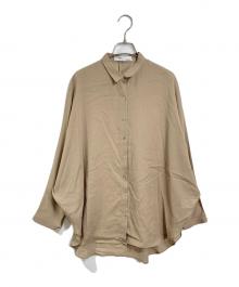 L'appartement（アパルトモン）の古着「Dolman sleeve sheer Blouse キュプラ混ブラウス」｜ベージュ