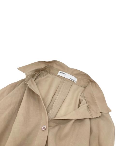 L'appartement（アパルトモン）L'Appartement (アパルトモン) Dolman sleeve sheer Blouse キュプラ混ブラウス ベージュ サイズ:FREEの古着・服飾アイテム