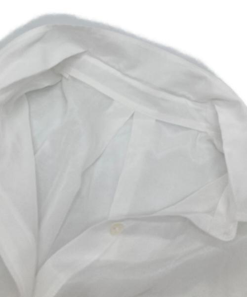 Noble（ノーブル）Noble (ノーブル) シルキーコットンニュアンスカラーシャツ ホワイト サイズ:FREEの古着・服飾アイテム