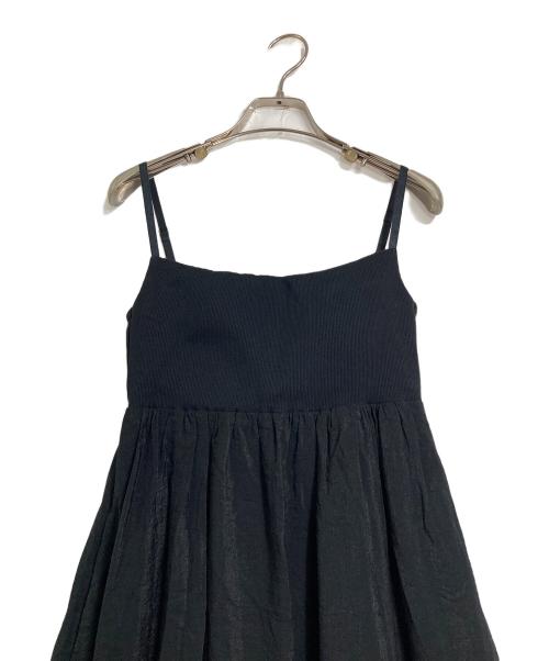 La boutique BonBon（ラブティックボンボン）La boutique BonBon (ラブティックボンボン) カップ付きキャミワンピース ブラック サイズ:38の古着・服飾アイテム