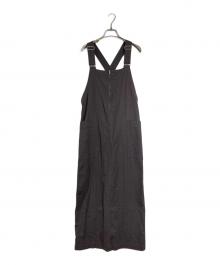 SLOBE IENA（スローブ イエナ）の古着「アイラインジャンパースカート」｜ブラウン