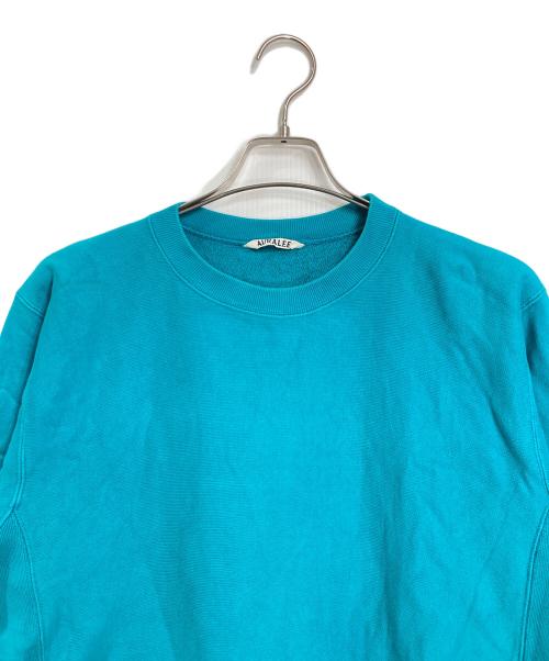 AURALEE（オーラリー）AURALEE (オーラリー) HIGH COUNT HEAVY SWEAT P/O スウェット グリーン サイズ:3の古着・服飾アイテム