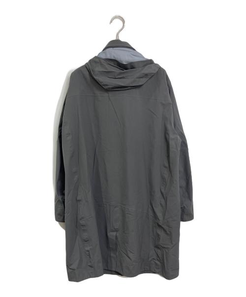 F/ACSION（ファクション）F/ACSION (ファクション) スタイリッシュレインコート/ナイロンコート グレー サイズ:Mの古着・服飾アイテム