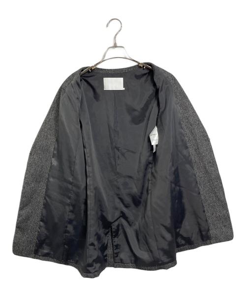 icB（アイシービー）icB (アイシービー) kasiyamasaga ノーカラージャケット グレー サイズ:4の古着・服飾アイテム