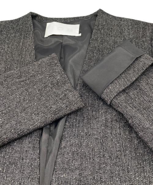 icB（アイシービー）icB (アイシービー) kasiyamasaga ノーカラージャケット グレー サイズ:4の古着・服飾アイテム