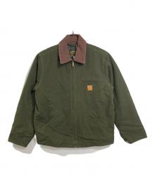 OKONKWO（オコンクウォ）の古着「ダック地ジャケット　コットンジャケット」｜グリーン