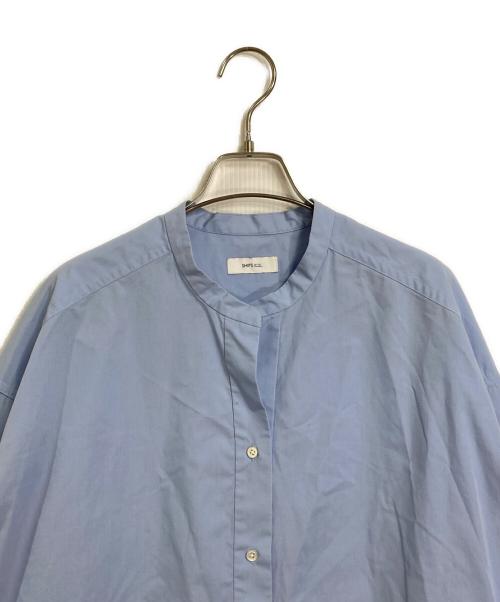 SHIPS any（シップスエニィ）SHIPS any (シップスエニィ) REPREVE バンド カラー シャツ　26SS ブルー サイズ:38の古着・服飾アイテム