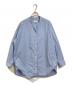 SHIPS any（シップスエニィ）の古着「REPREVE バンド カラー シャツ　26SS」｜ブルー