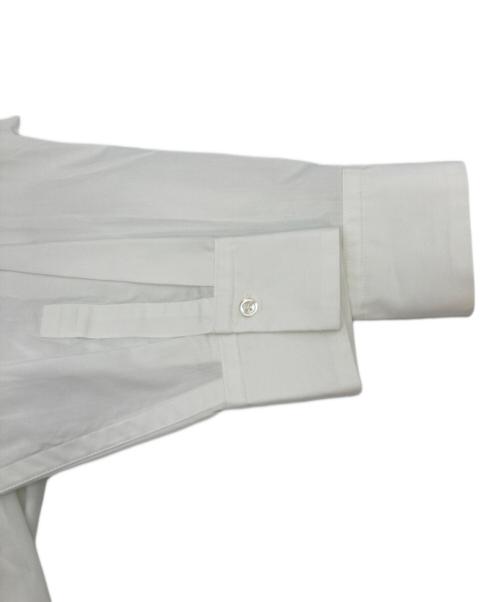 SHIPS any（シップスエニィ）SHIPS any (シップスエニィ) REPREVE バンド カラー シャツ ホワイト サイズ:36の古着・服飾アイテム