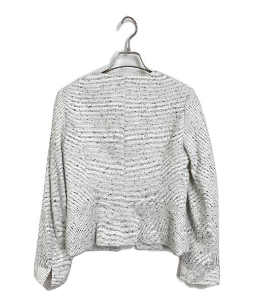 PLST（プラステ）PLST (プラステ) ツイードジャケットセットアップ ホワイト サイズ:XS 未使用品の古着・服飾アイテム