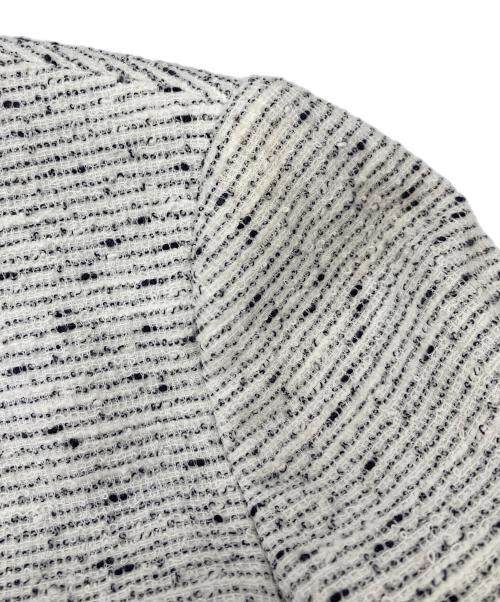 PLST（プラステ）PLST (プラステ) ツイードジャケットセットアップ ホワイト サイズ:XS 未使用品の古着・服飾アイテム