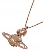 Vivienne Westwoodヴィヴィアンウエストウッド）の古着「オーブモチーフネックレス　ピンクゴールド」｜ピンクベージュ