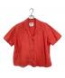FLAX（フラックス）の古着「【古着】リネンシャツ　麻シャツ」｜レッド