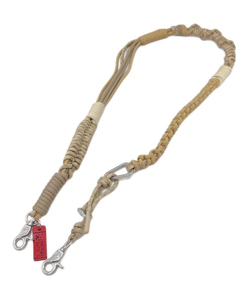 TOPOLOGIE（トポロジー）Topologie (トポロジー) Macrame Strap ストラップ　最大荷重: 35kg　サンドベージュ ベージュ サイズ:実寸参照の古着・服飾アイテム