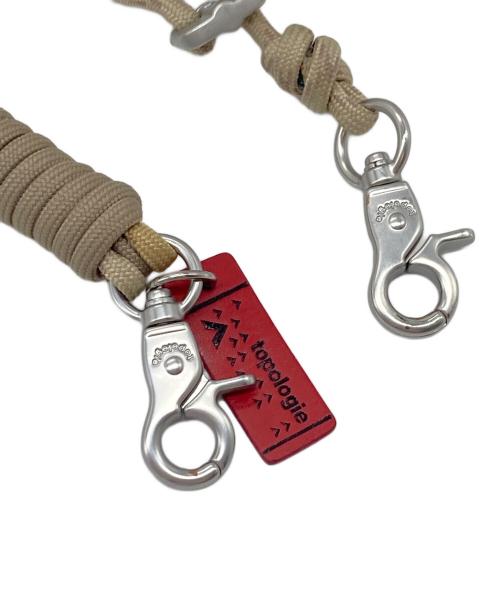 TOPOLOGIE（トポロジー）Topologie (トポロジー) Macrame Strap ストラップ　最大荷重: 35kg　サンドベージュ ベージュ サイズ:実寸参照の古着・服飾アイテム